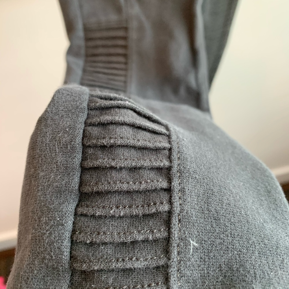 American Eagle Black Light Wash Moto Leggings - Picture 3 of 5